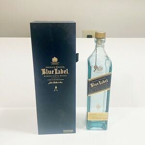 EMPTY Johnnie Walker Blue Label Bottle and Box